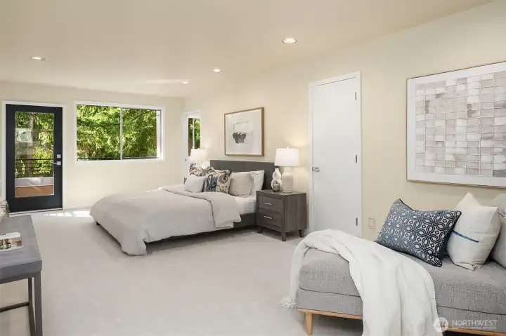 Primary Suite w/Tranquil Nature Views & Generous Sized Walk in Closet