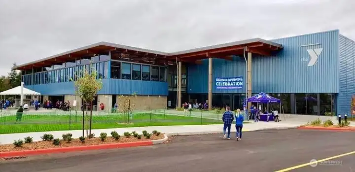 New YMCA across the street