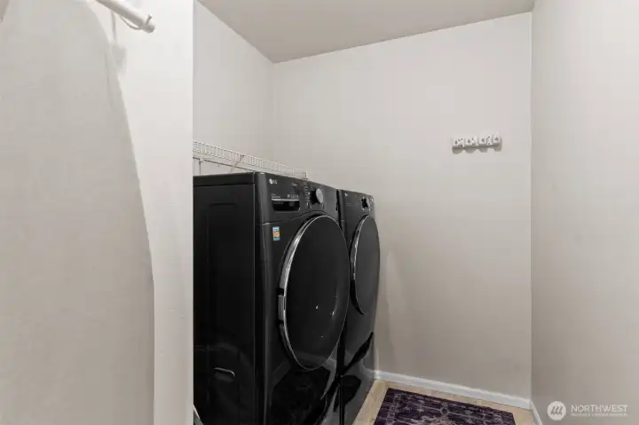 Dedicated laundry room.