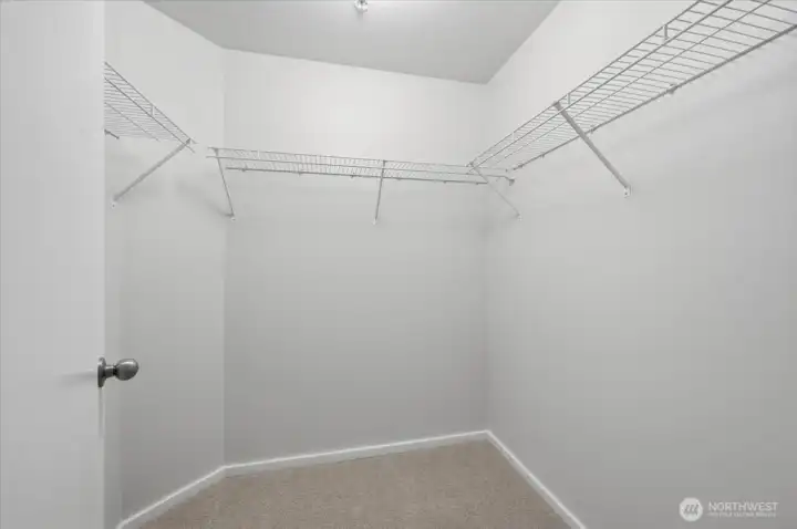 Primary walk-in closet