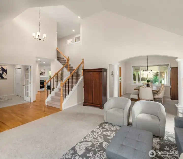 Updated Railing with Black Iron spindles