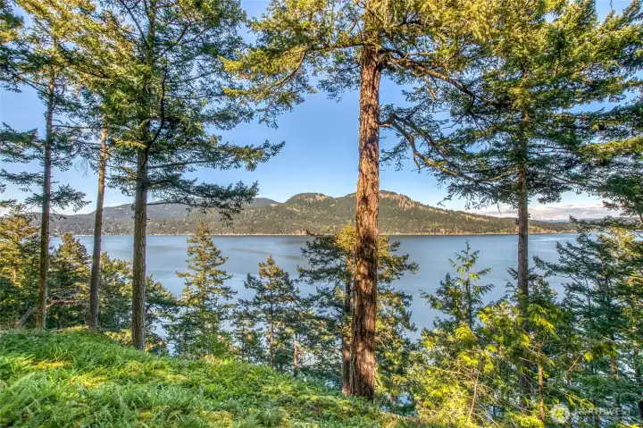 Views to the east across East Sound.