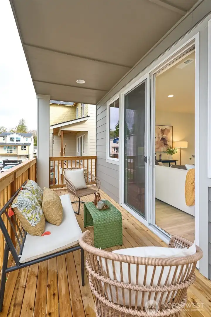 Deck Off Living Area