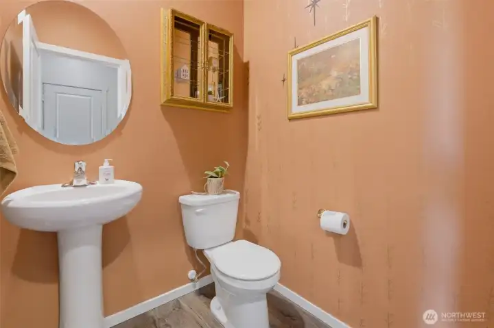 powder room downstairs