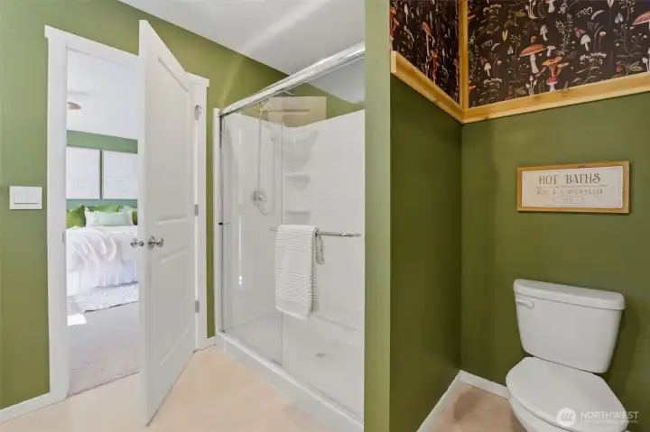 3/4 bath off primary