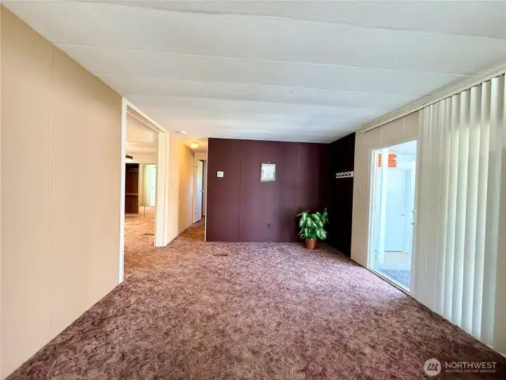 Family room from the kitchen