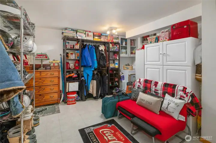 Another Bonus room on the lower level to store all your gear.