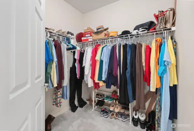 Primary closet