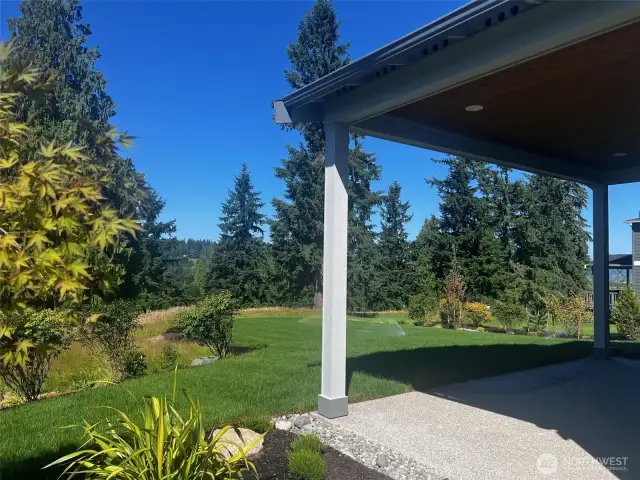 View from Covered Patio.  Photos are for representational purposes only.  Colors and options may vary.