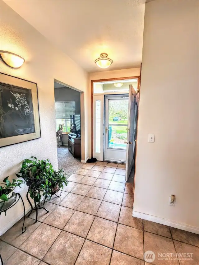 Tile entry in 2nd home.