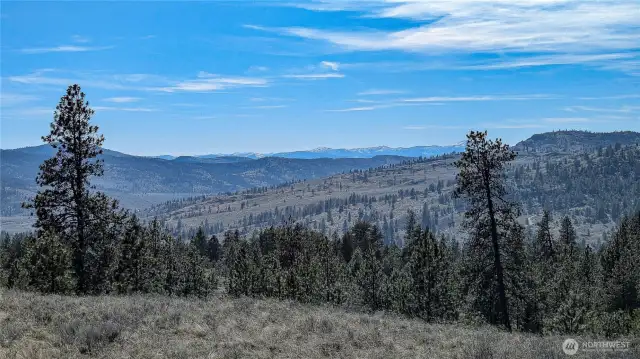 Looking West ffrom West end of property.
