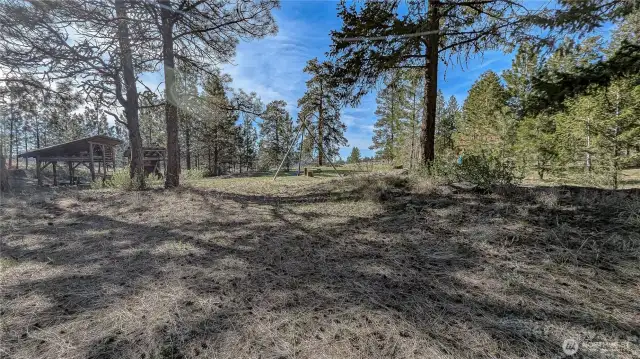 Looking from driveway facing West.