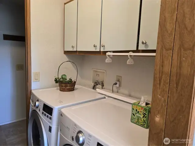 Laundry room close to kitchen
