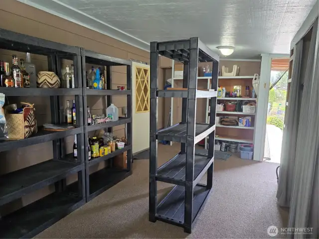 2nd view of Bonus room with outside door.