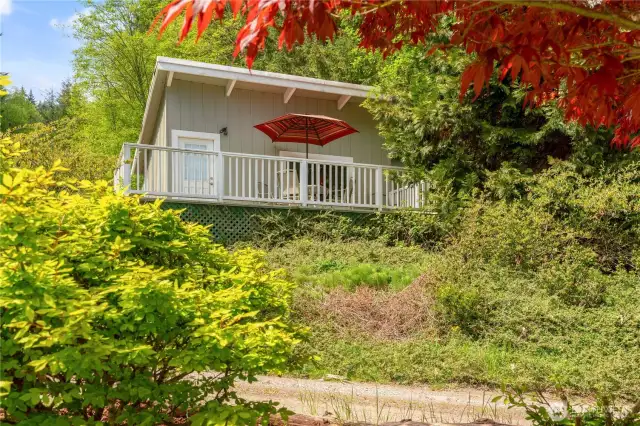 Guest house was the original house on the property.
