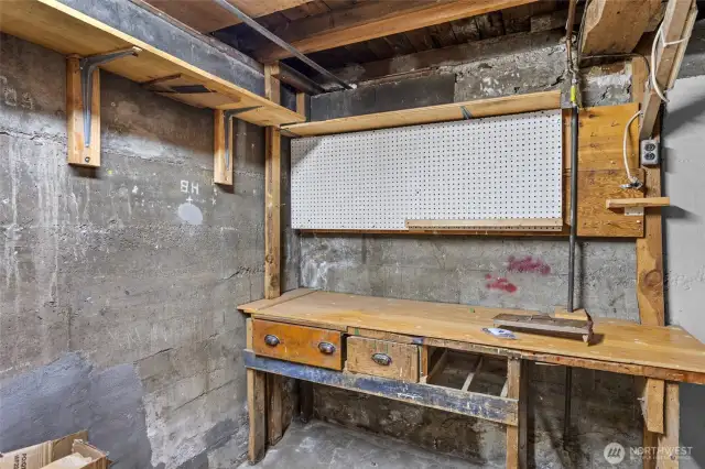 Basement Workshop/Storage