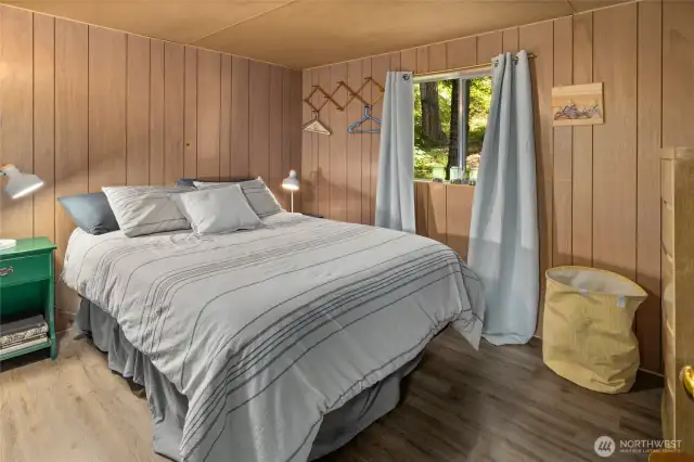 Bedroom on the main floor.
