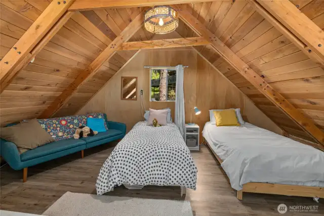 Spacious loft.