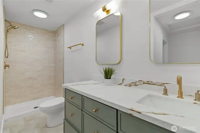 Upstairs 3/4 Bath of Primary #1