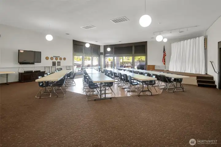 Banquet hall/meeting room.