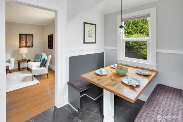 Kitchen with eating nook