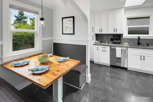 Kitchen with eating nook