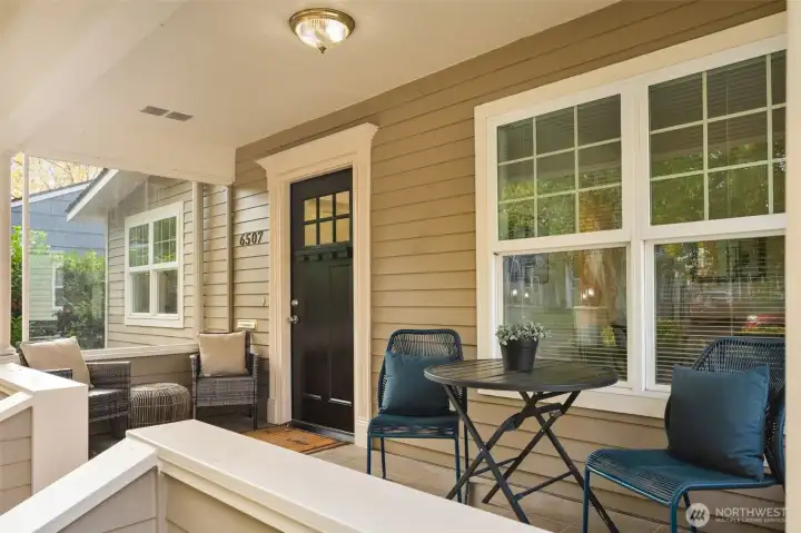 Charming Covered Front Porch