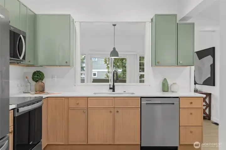 Custom Cabinetry and Floating Shelves