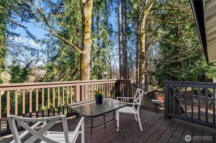 Upper Deck facing yard  12615 68th Av Ct E, Puyallup, WA 98373-8821