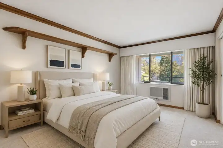 Virtually Staged: Second Bedroom/Office