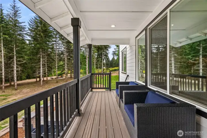 Upstairs Covered patio