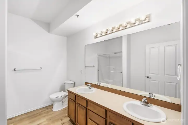 Primary bathroom.