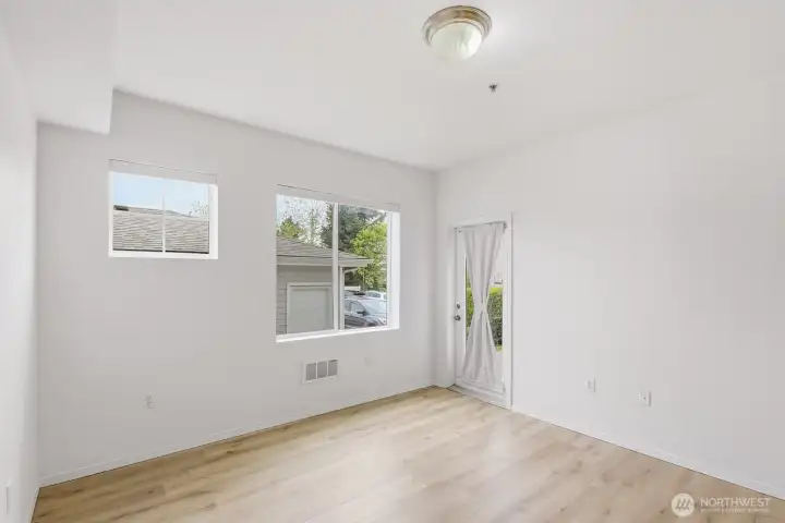 Patio door from the primary bedroom.