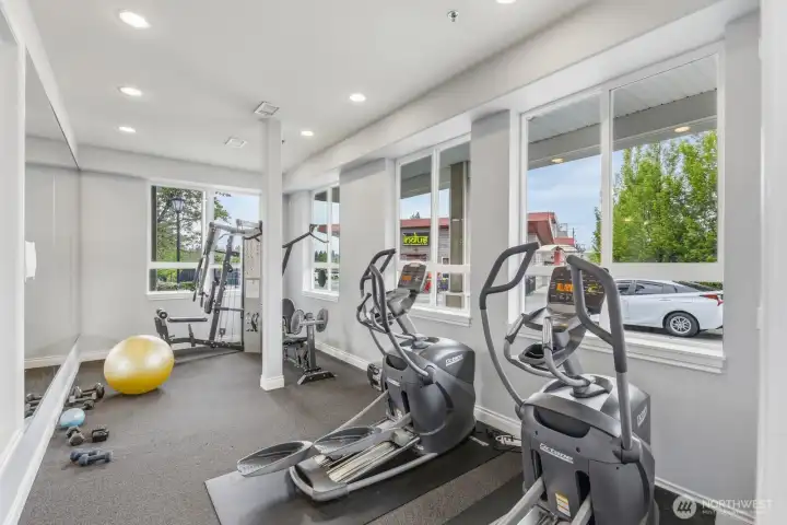 Exercise room.