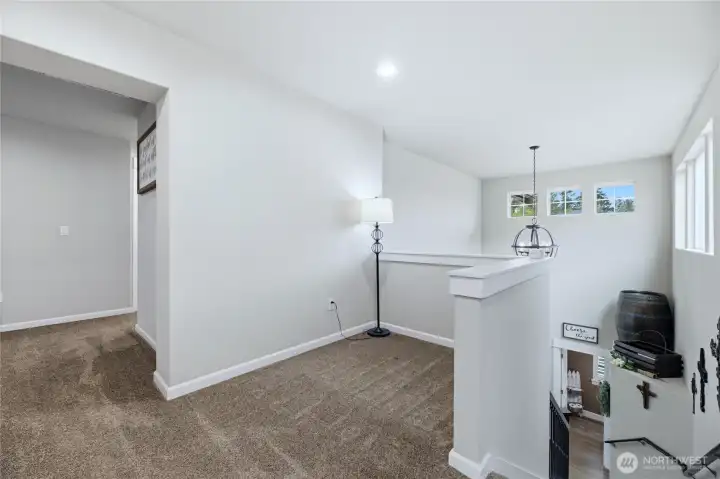 Upstairs nook area.