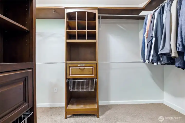 Primary walk in closet