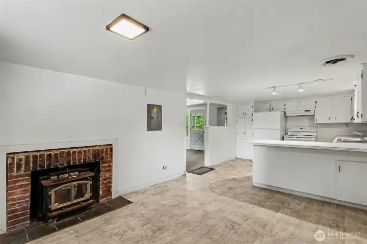 Use an a dining area or second living space.