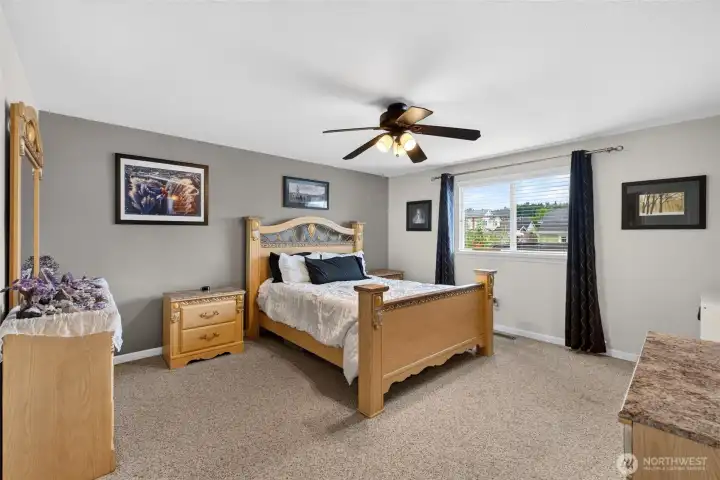 Main floor primary bedroom.