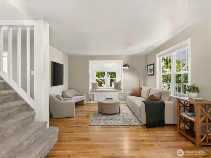Designed for everyday comfort, the living room is a place to relax and reconnect.
