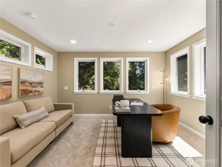 Bright, spacious, and filled with natural light, this versatile room is perfectly suited for today's lifestyle.