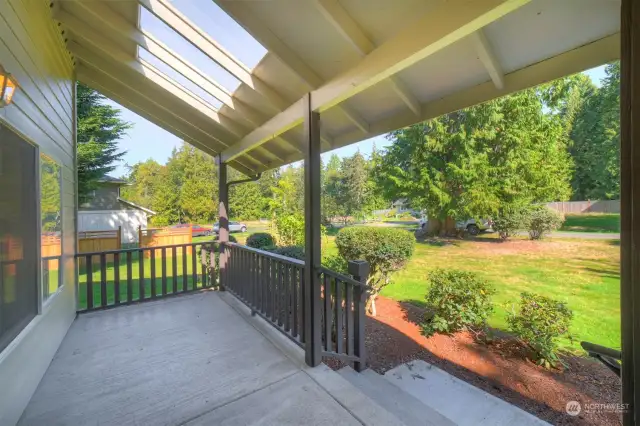 Covered porch