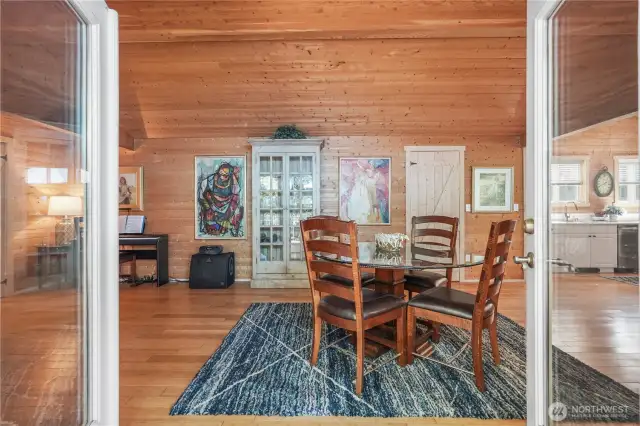 French Doors off Deck
