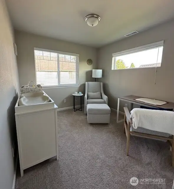 3rd Bedroom - set up as a Nursery