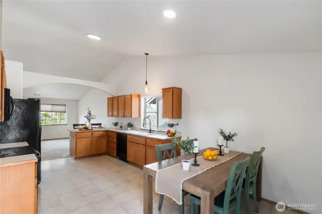 Vaulted ceilings