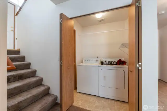 Laundry room with a storage room off to the left. Gotta seee it.