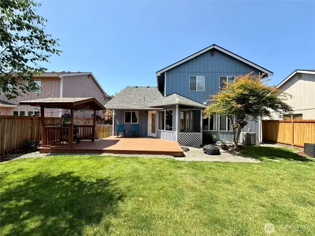 Back of the home.