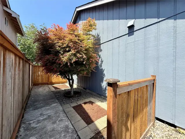 Side of home.