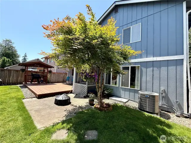 Another view of the back of the home.