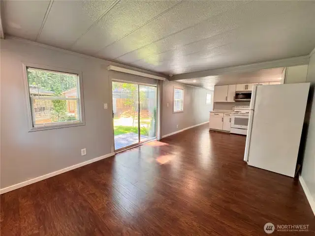 Only 624 sq ft, but seems so much more roomy than that.