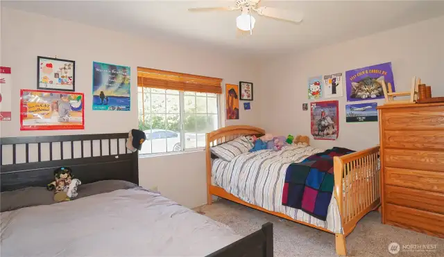 Spacious bedrooms